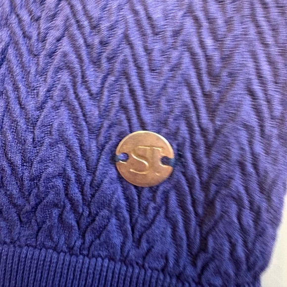 Supertrash brand Periwinkle bodycon stretchy sleeveless Mini Dress Women's XS/S - Picture 10 of 10